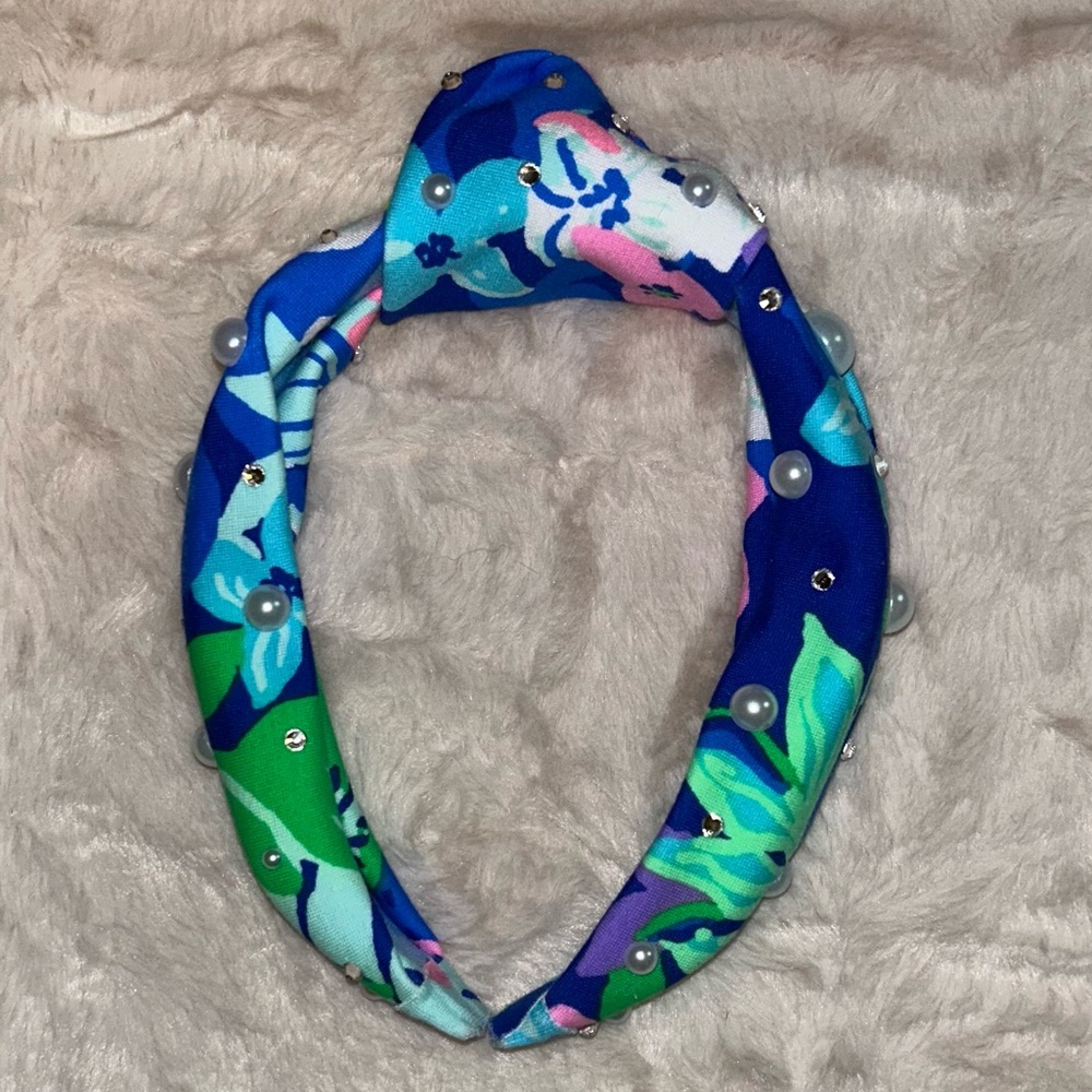 Lilly Pulitzer (non-authentic) topknot headband